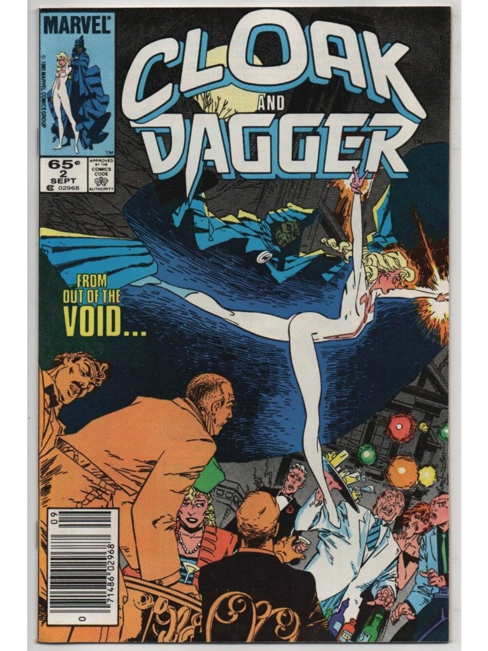 Cloak and Dagger 2 Marvel Comics 1985 VF 8.0 Newsstand Bill Mantlo
